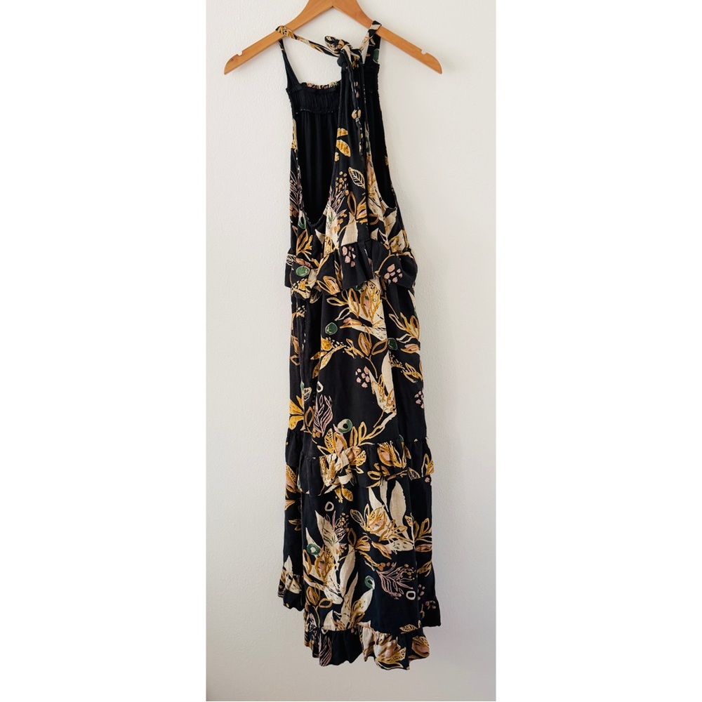 Free People Black Floral Maxi Dress - Picture 5 of 10